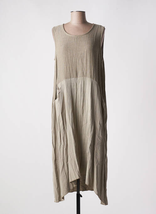 Robe longue gris OZAI N KU pour femme