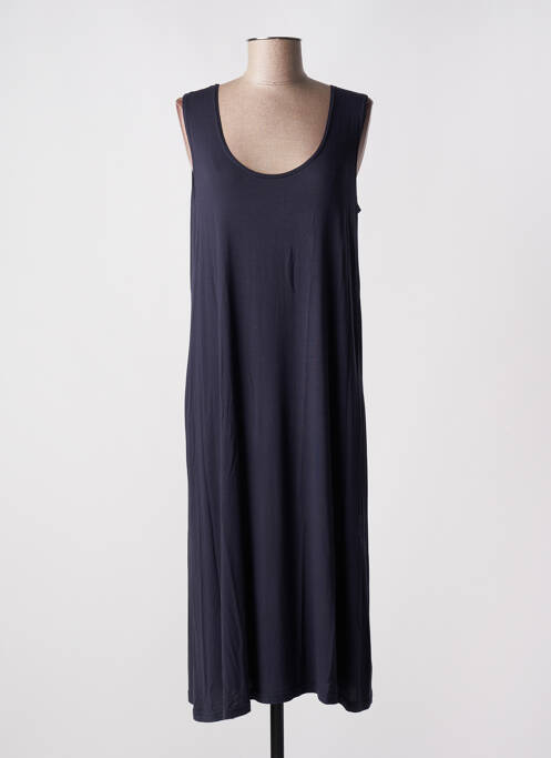 Robe mi-longue bleu FRANCK ANNA pour femme