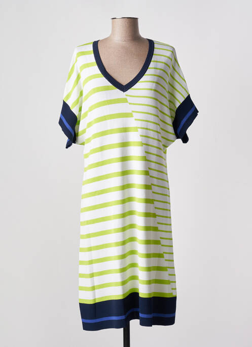 Robe pull vert SCORZZO pour femme