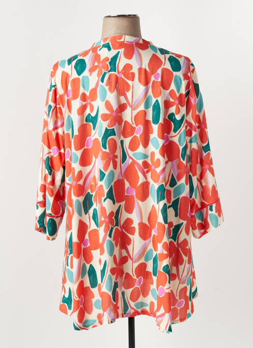 Tunique manches longues orange FRANCK ANNA femme