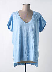 T-shirt bleu B.YU pour femme seconde vue