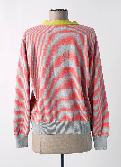 Gilet manches longues orange ALDOMARTINS pour femme