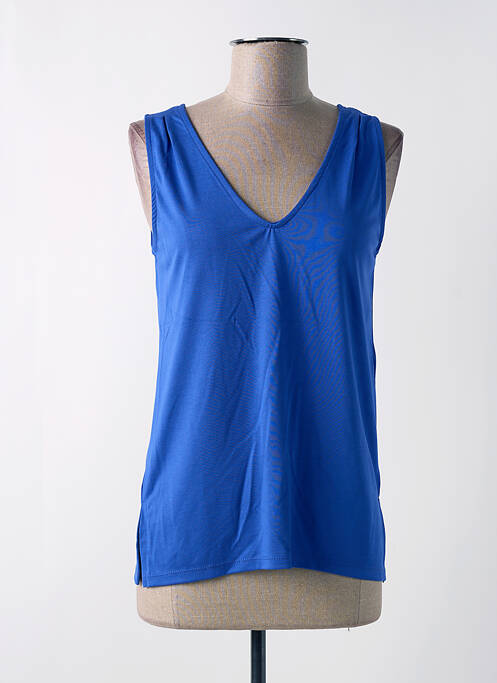 Débardeur bleu SCORZZO pour femme