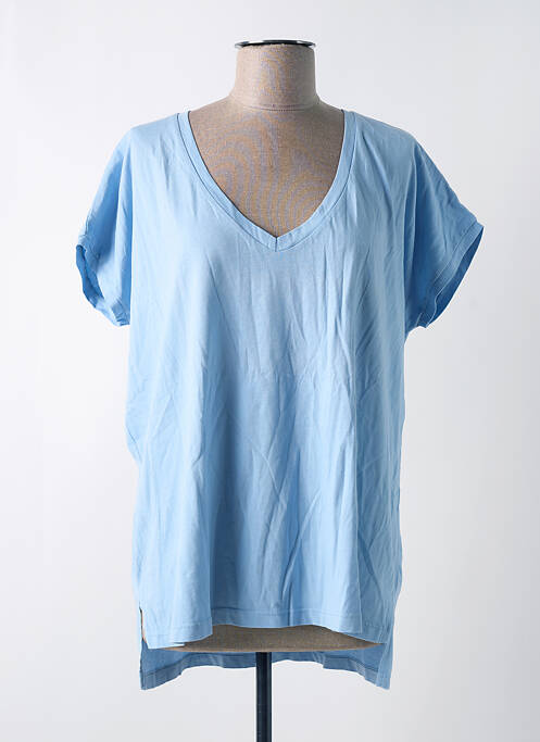 T-shirt bleu B.YU pour femme