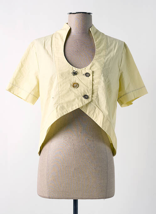 Veste casual jaune BELLOCOTON pour femme