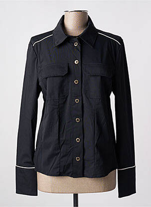 Chemisier coupe cintrée manches longues noir LOLA CASADEMUNT femme