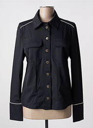 Chemisier coupe cintrée manches longues noir LOLA CASADEMUNT femme