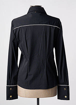 Chemisier coupe cintrée manches longues noir LOLA CASADEMUNT femme