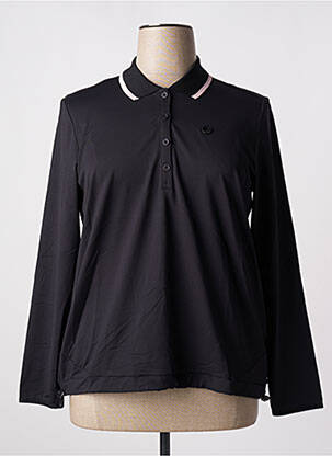 Polo stretch manches longues noir SPORTALM femme