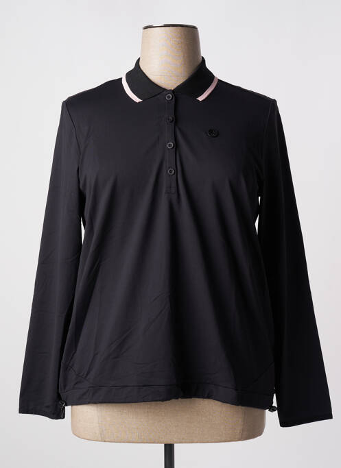 Polo noir SPORTALM pour femme