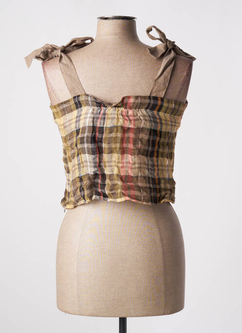 Top marron BELLOCOTON pour femme