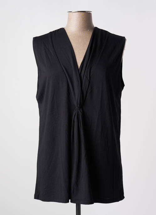 Tunique sans manche noir SCORZZO pour femme