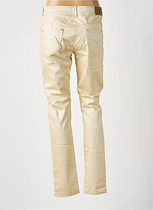Pantalon slim stretch taille normale beige PAUL BRIAL femme