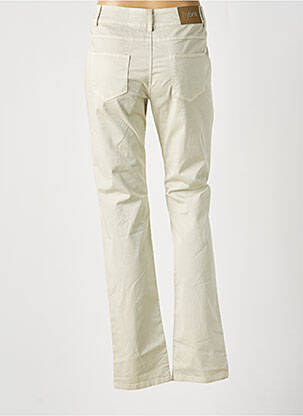 Pantalon slim stretch taille normale beige HYBRIS femme