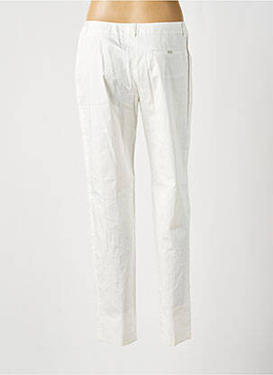 Pantalon slim tissage popeline taille normale beige RODIKA femme