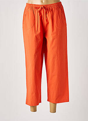 Pantalon large coupe droite taille normale orange FRANCK ANNA homme