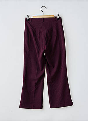 Pantalon droit stretch taille normale violet LA FEE MARABOUTEE femme
