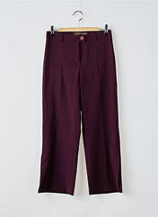 Pantalon droit violet LA FEE MARABOUTEE pour femme seconde vue