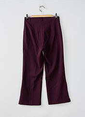 Pantalon droit violet LA FEE MARABOUTEE pour femme seconde vue