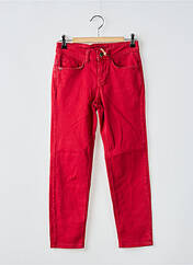 Pantalon slim rouge SO SOON pour femme seconde vue