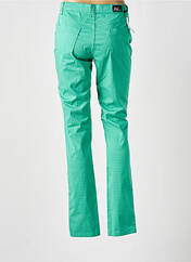 Pantalon slim vert WALTRON pour femme seconde vue