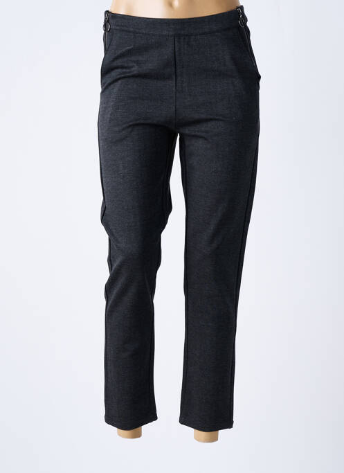 Pantalon chino gris MD'M pour femme