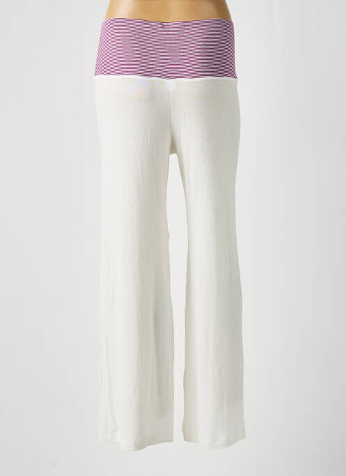 Pantalon droit blanc D.LINE COLLECTOR pour femme