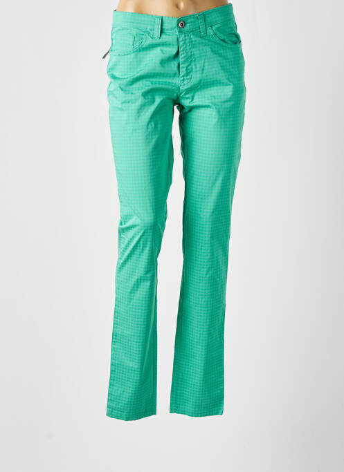 Pantalon slim vert WALTRON pour femme