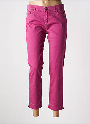 Jeans coupe slim stretch taille normale rose ELISA CAVALETTI femme
