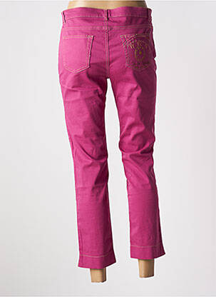 Jeans coupe slim stretch taille normale rose ELISA CAVALETTI femme