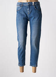Jeans coupe slim stretch taille normale bleu FRACOMINA femme