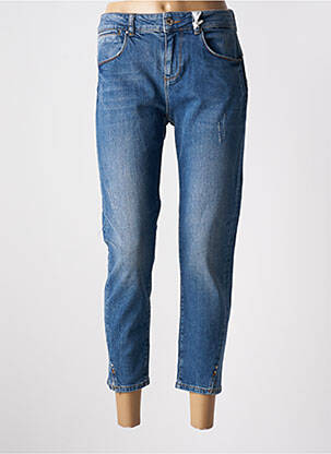 Jeans coupe slim stretch taille normale bleu FRACOMINA femme