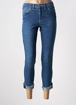 Jeans coupe slim stretch taille normale bleu WALTRON femme