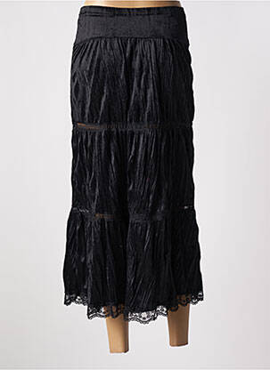 Jupe longue taille normale noir JUS D'ORANGE femme