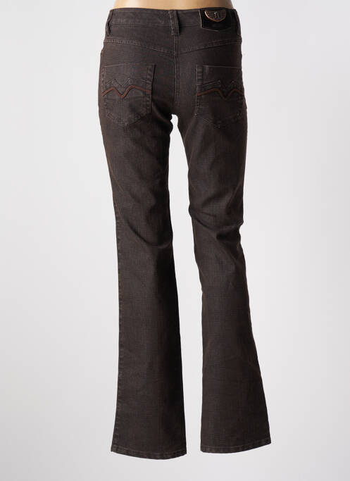 Jeans bootcut marron JOCAVI femme