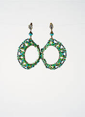 Boucles d’oreilles vert KONPLOTT pour femme seconde vue