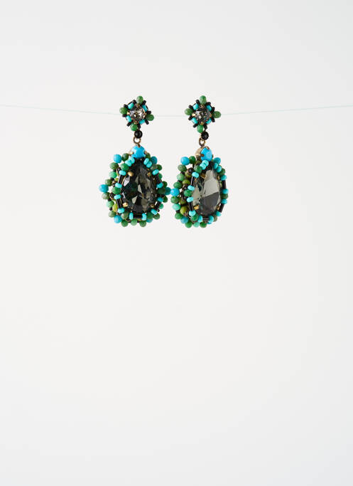 Boucles d’oreilles bleu KONPLOTT pour femme