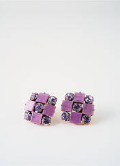 Boucles d’oreilles violet KONPLOTT pour femme seconde vue