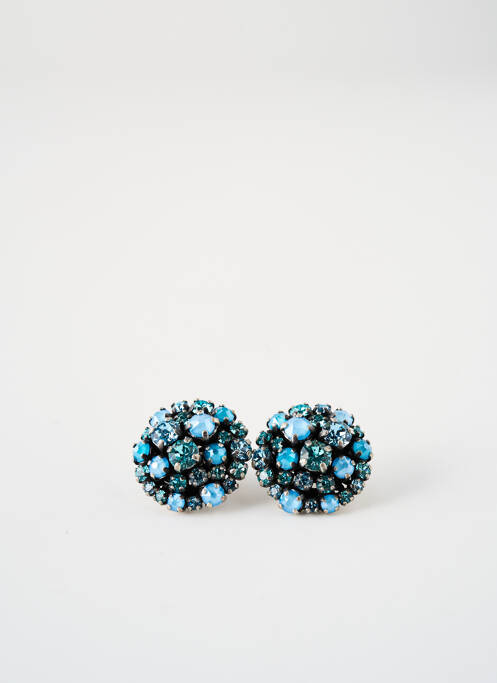 Boucles d’oreilles bleu KONPLOTT pour femme