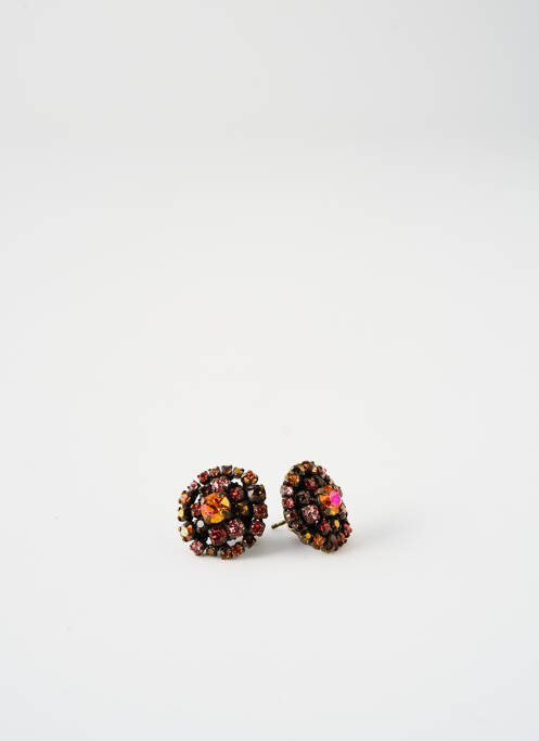 Boucles d’oreilles orange KONPLOTT pour femme