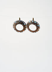 Boucles d’oreilles marron KONPLOTT pour femme seconde vue