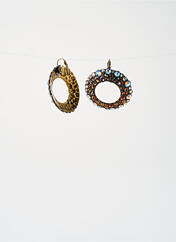 Boucles d’oreilles marron KONPLOTT pour femme seconde vue