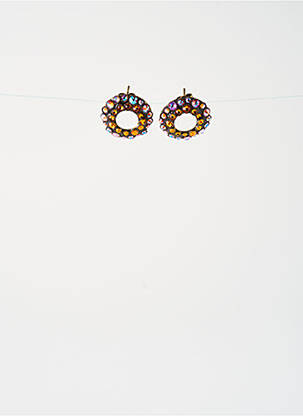 Boucles d’oreilles orange KONPLOTT pour femme