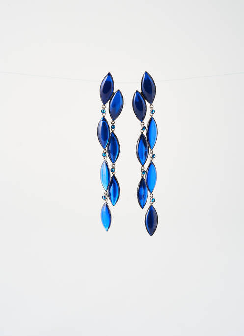 Boucles d’oreilles bleu KONPLOTT pour femme