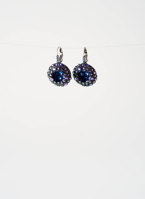 Boucles d’oreilles bleu KONPLOTT pour femme