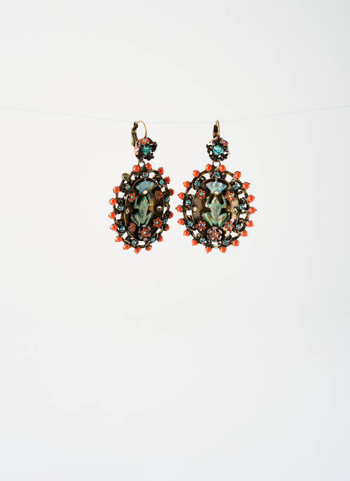 Boucles d’oreilles orange KONPLOTT pour femme