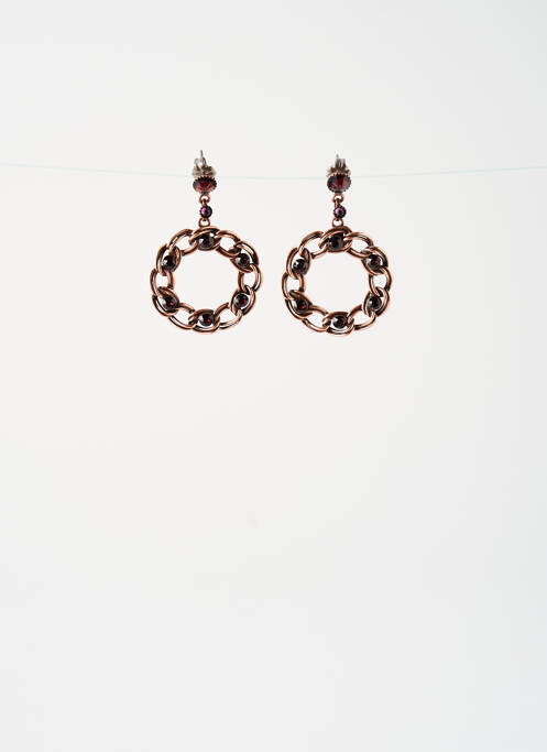 Boucles d’oreilles rose KONPLOTT pour femme