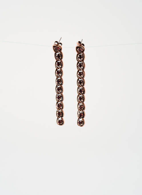 Boucles d’oreilles rose KONPLOTT pour femme
