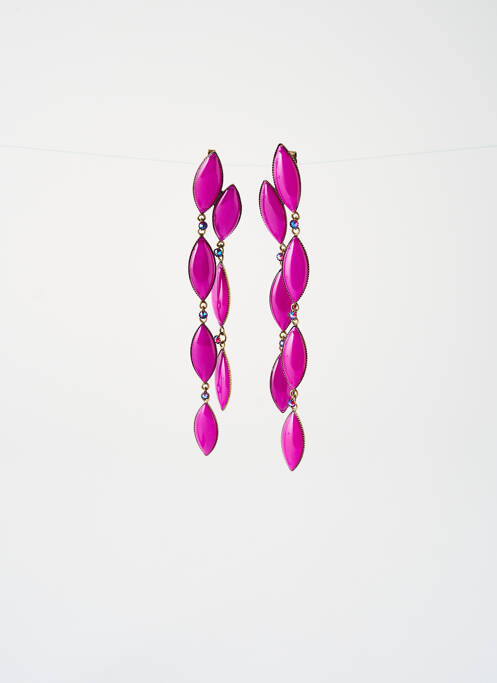 Boucles d’oreilles violet KONPLOTT pour femme