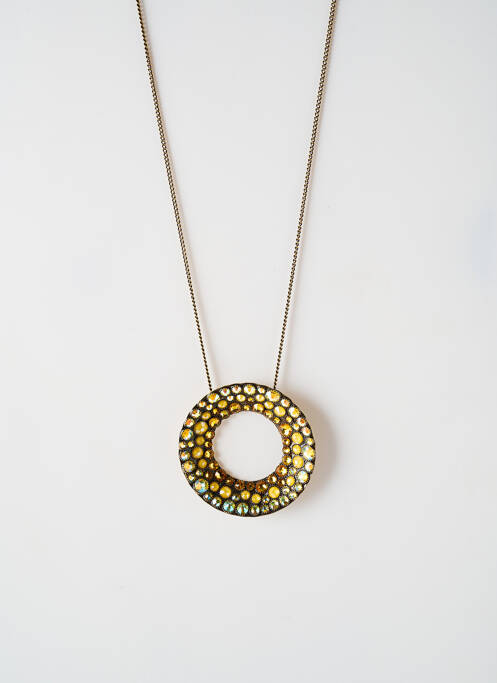 Sautoir jaune KONPLOTT pour femme
